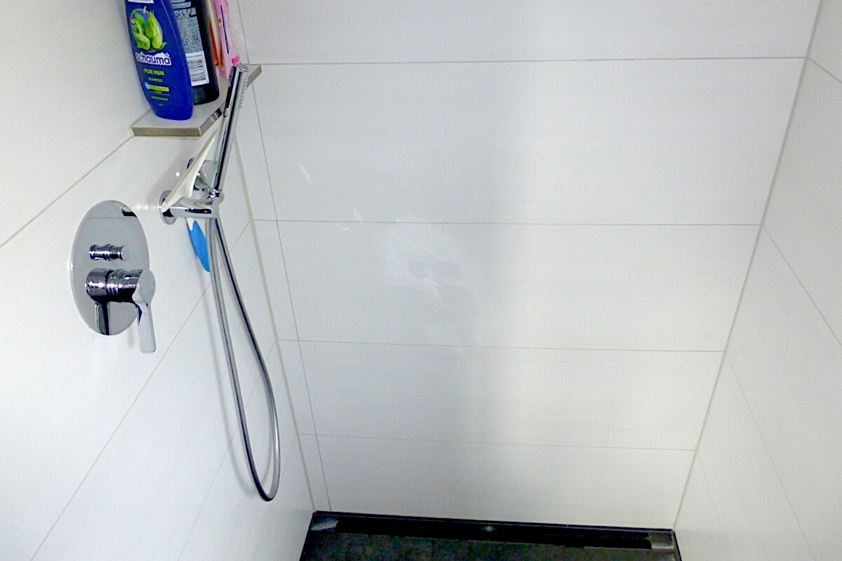 Detail Walk-in-Dusche